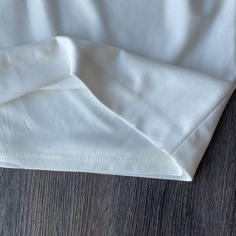 NWT Calvin Klein Chiffon Bell Sleeve Dress - Picture 8 of 12